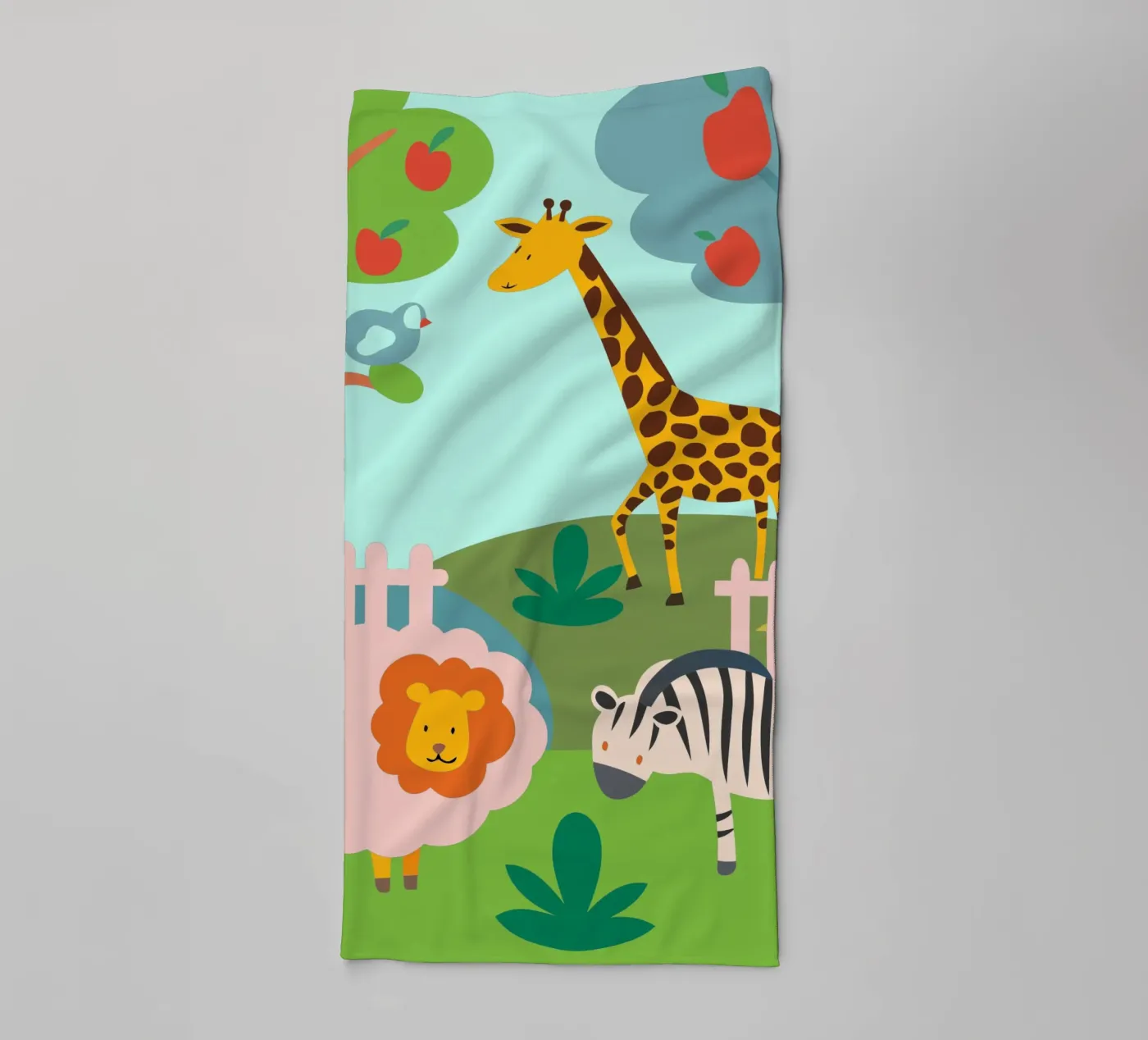 Dierentuin badhanddoek van CUTE ANIMALS