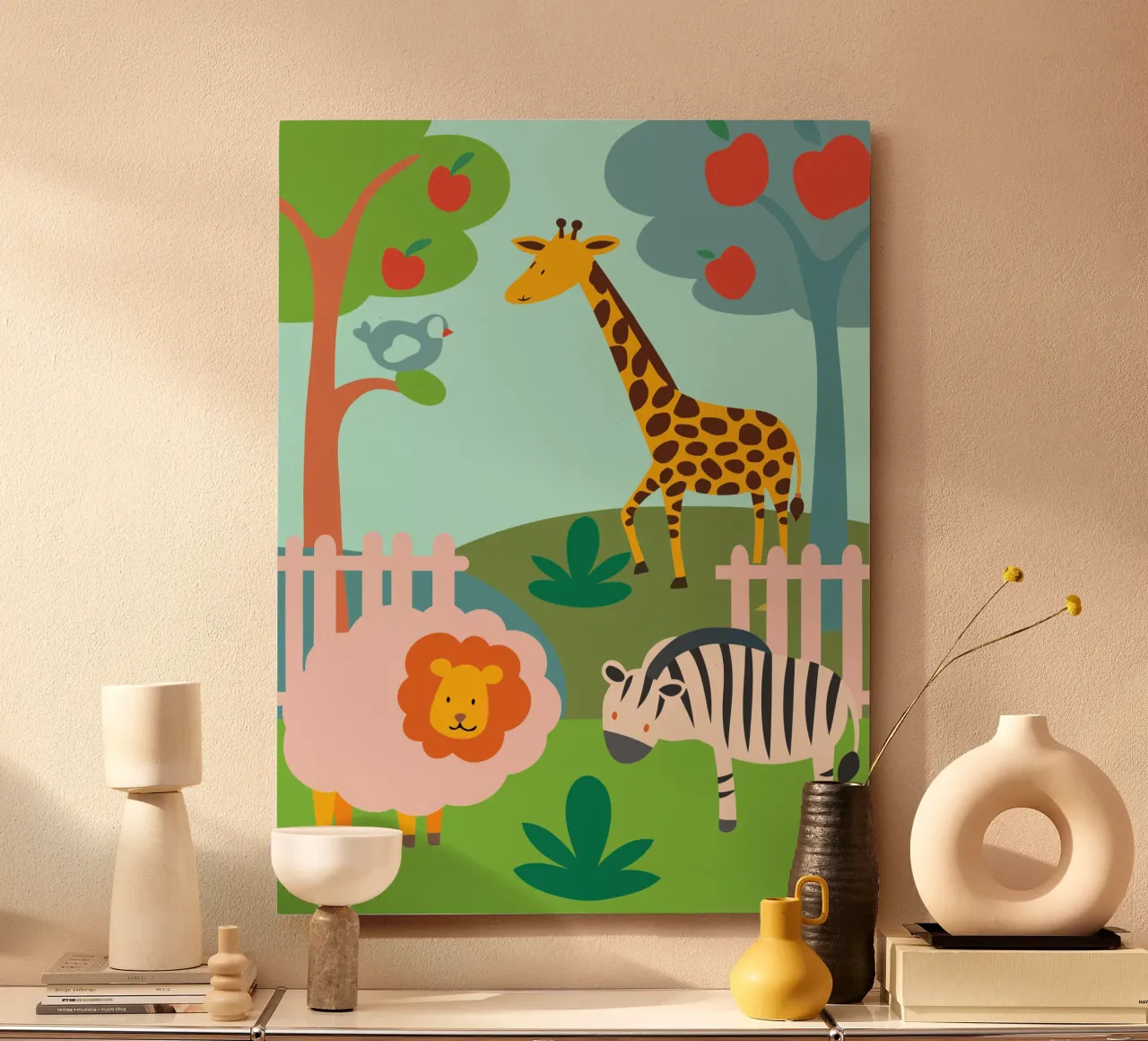 Lo zoo alluminio dibond da CUTE ANIMALS