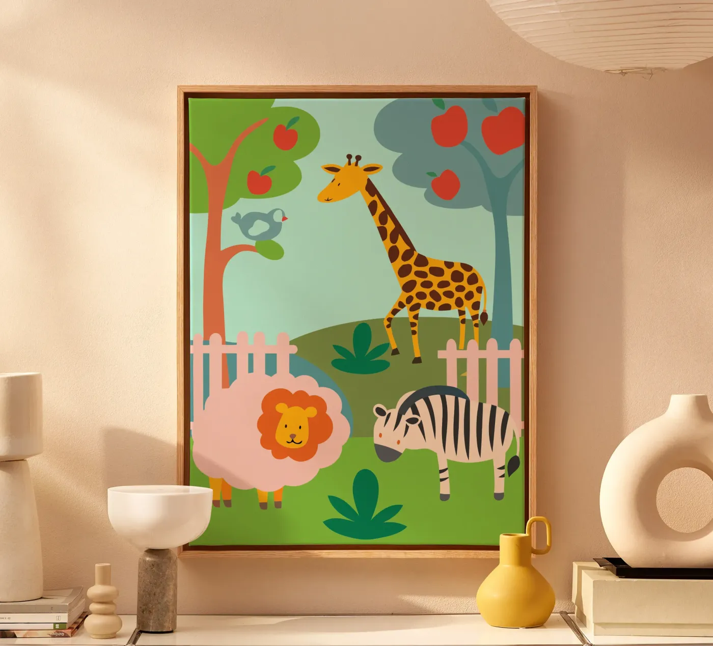 Dierentuin canvas van CUTE ANIMALS