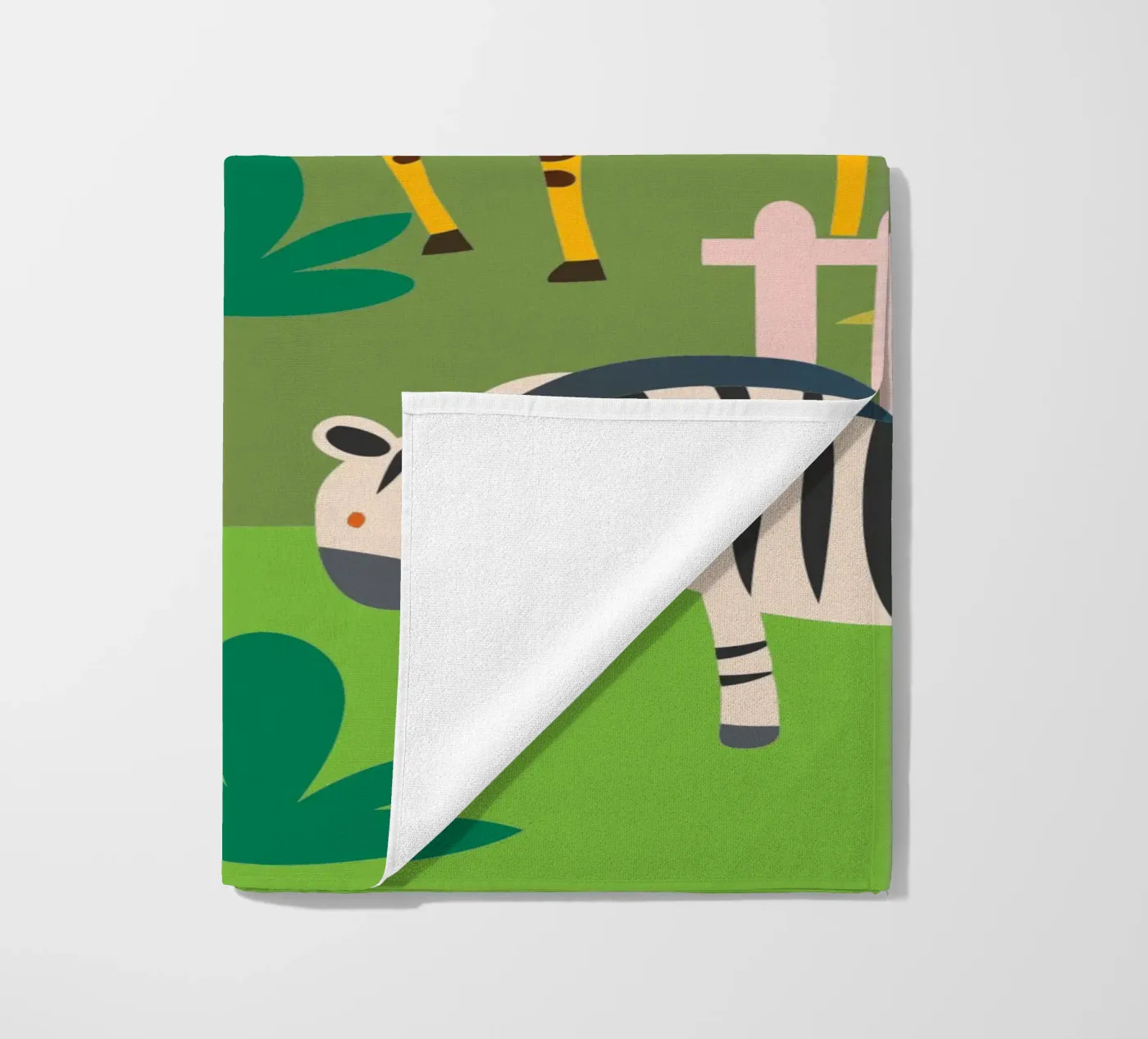 Dierentuin strandhanddoek van CUTE ANIMALS