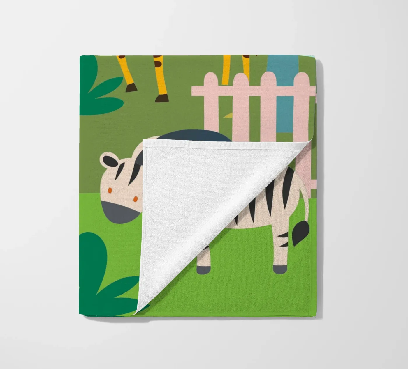 Dierentuin strandhanddoek van CUTE ANIMALS