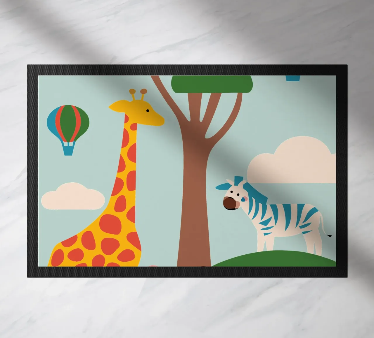 Dierentuin deurmat van CUTE ANIMALS