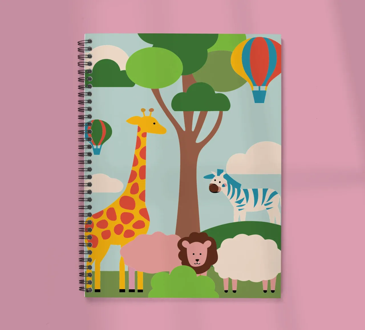 Zoo spiral notebook by CUTE ANIMALS