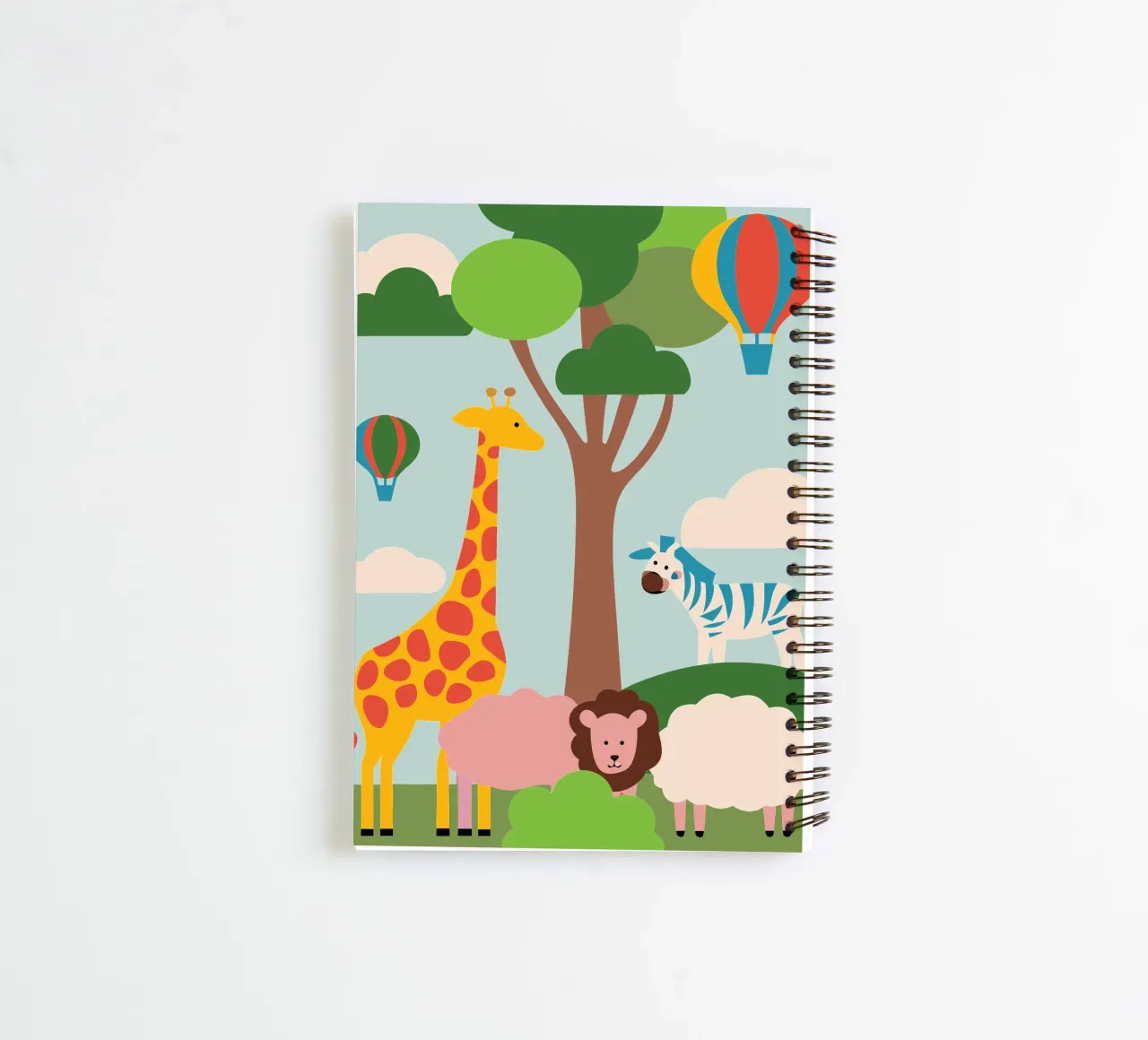 Zoo spiral notebook by CUTE ANIMALS