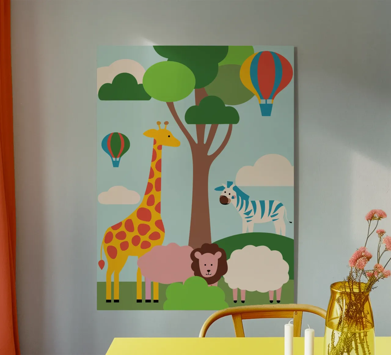 Zoo acrylic glass by CUTE ANIMALS
