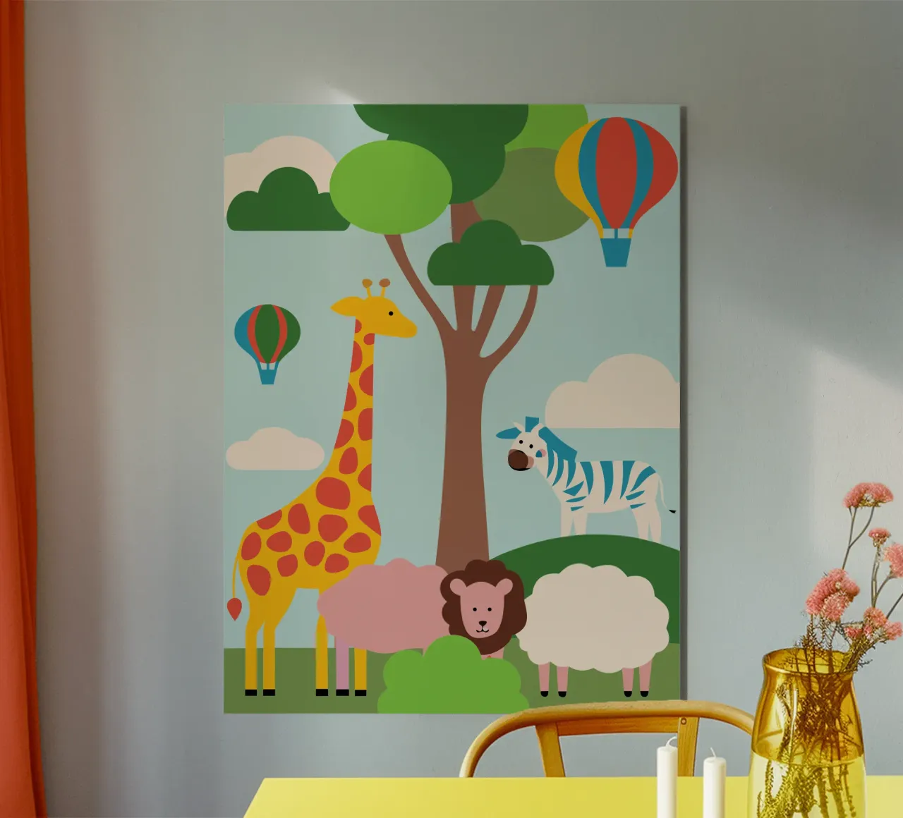 Lo zoo alluminio dibond da CUTE ANIMALS