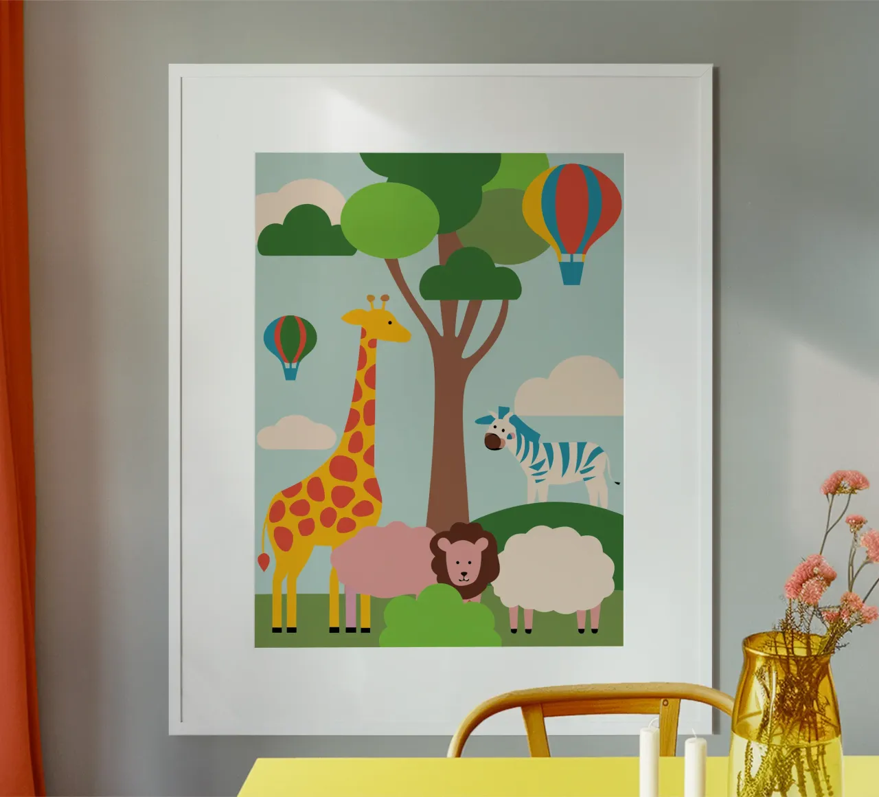Dierentuin poster van CUTE ANIMALS