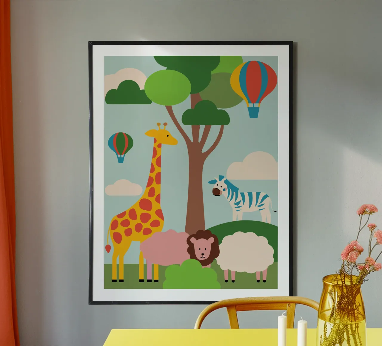 Dierentuin poster van CUTE ANIMALS