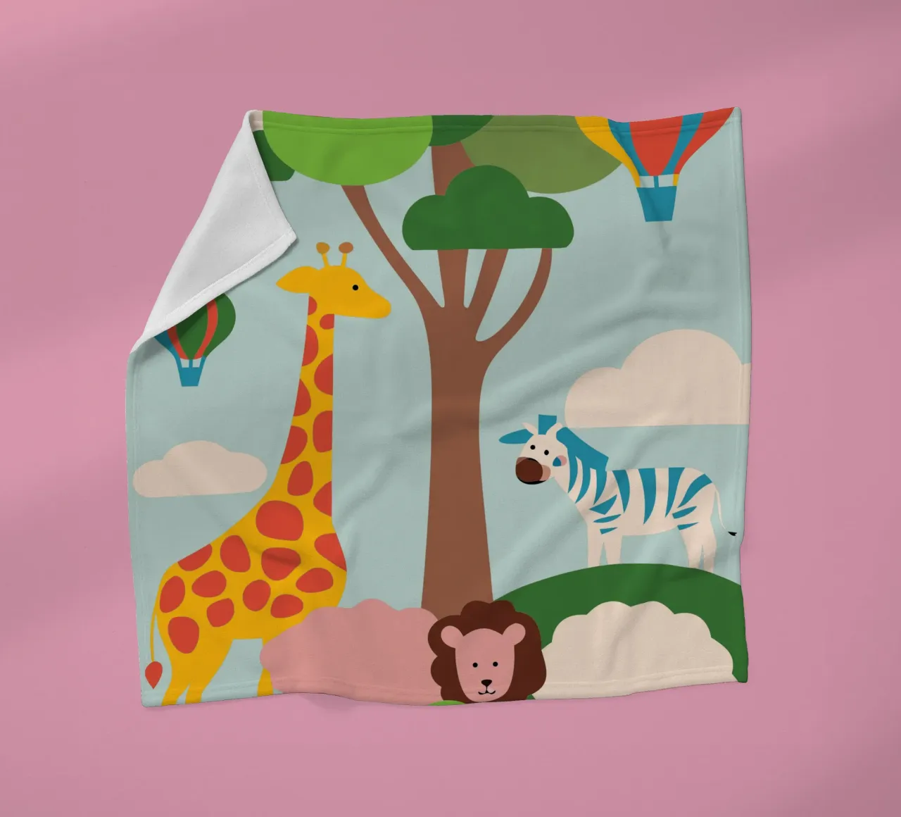 Zoo fleecedeken van CUTE ANIMALS