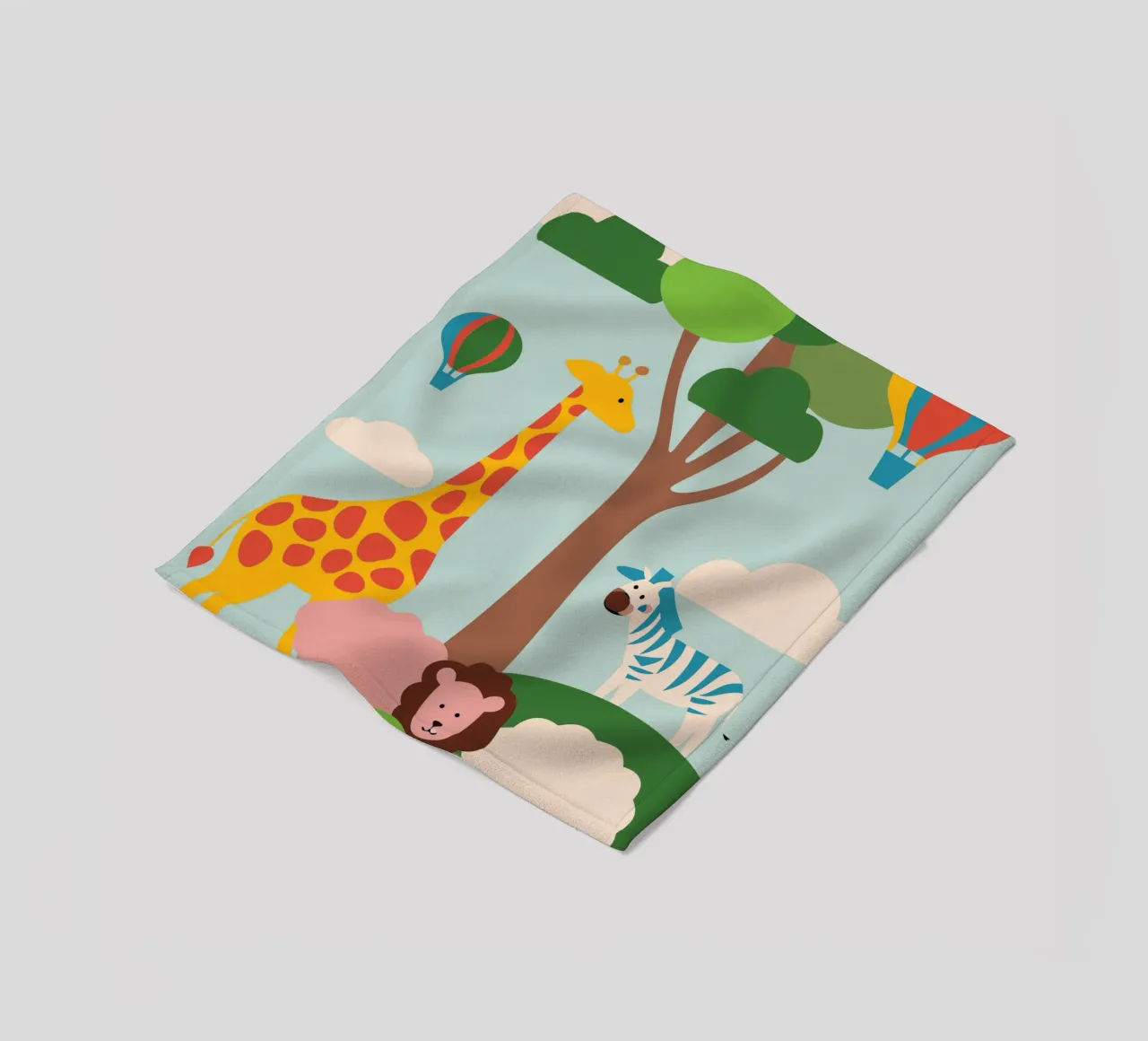 Zoo fleecedeken van CUTE ANIMALS