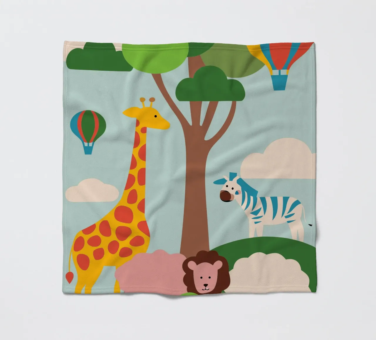 Zoo fleecedeken van CUTE ANIMALS