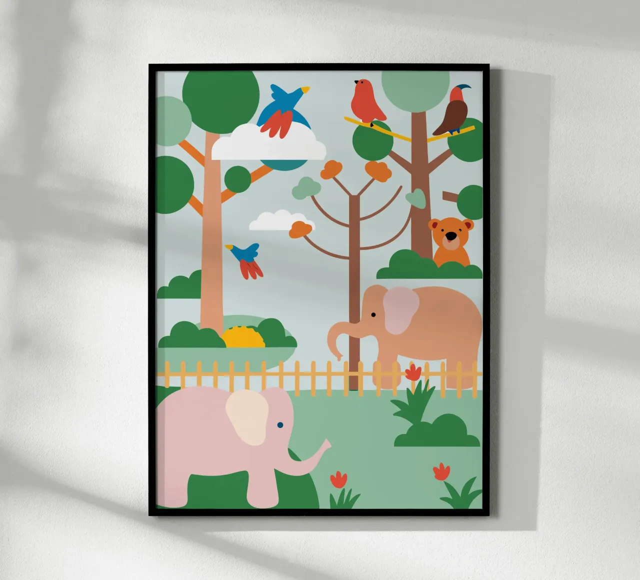 Elephant Zoo hahnemühle by CUTE ANIMALS