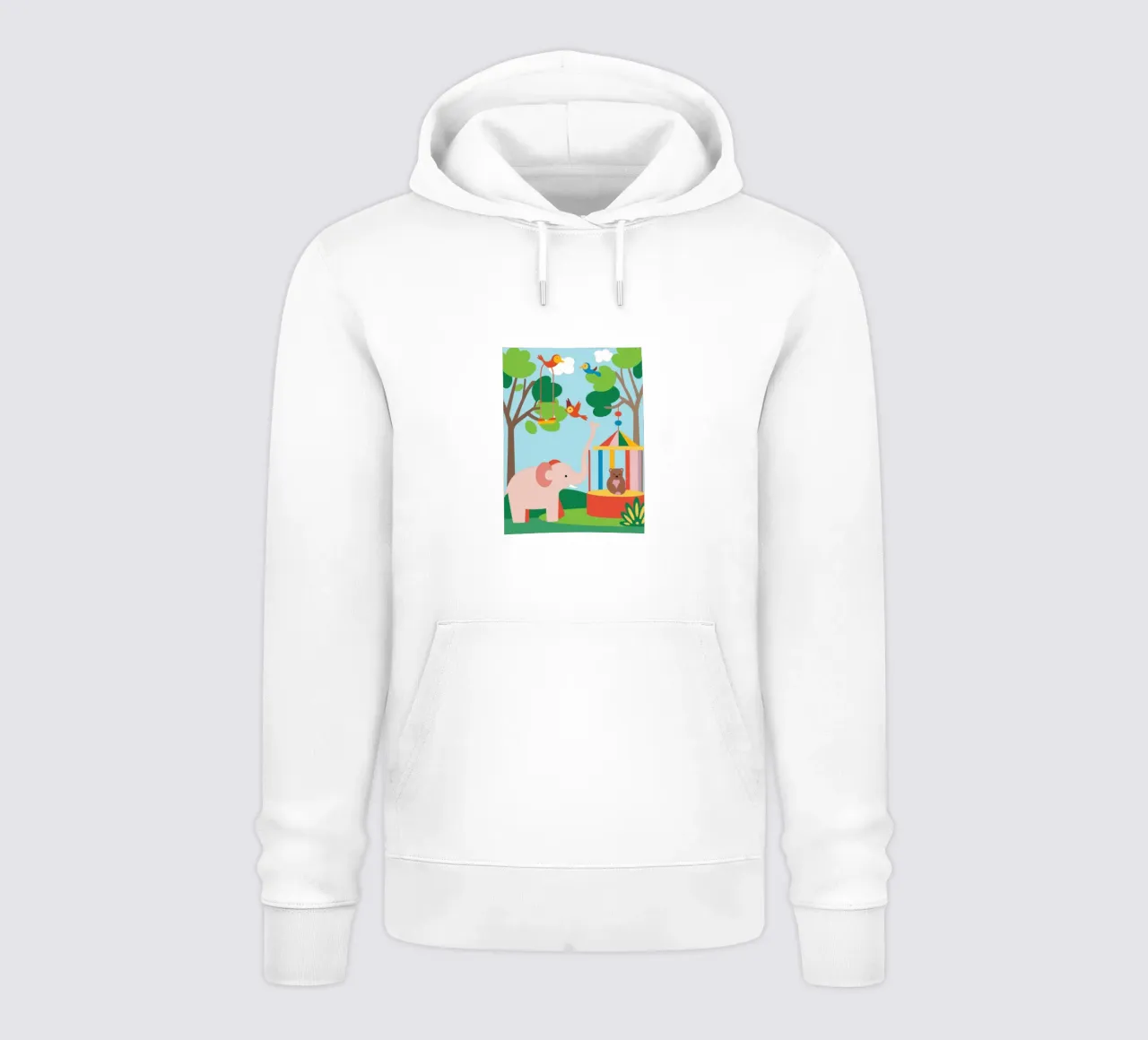 Zoo naturale felpa con cappuccio da CUTE ANIMALS