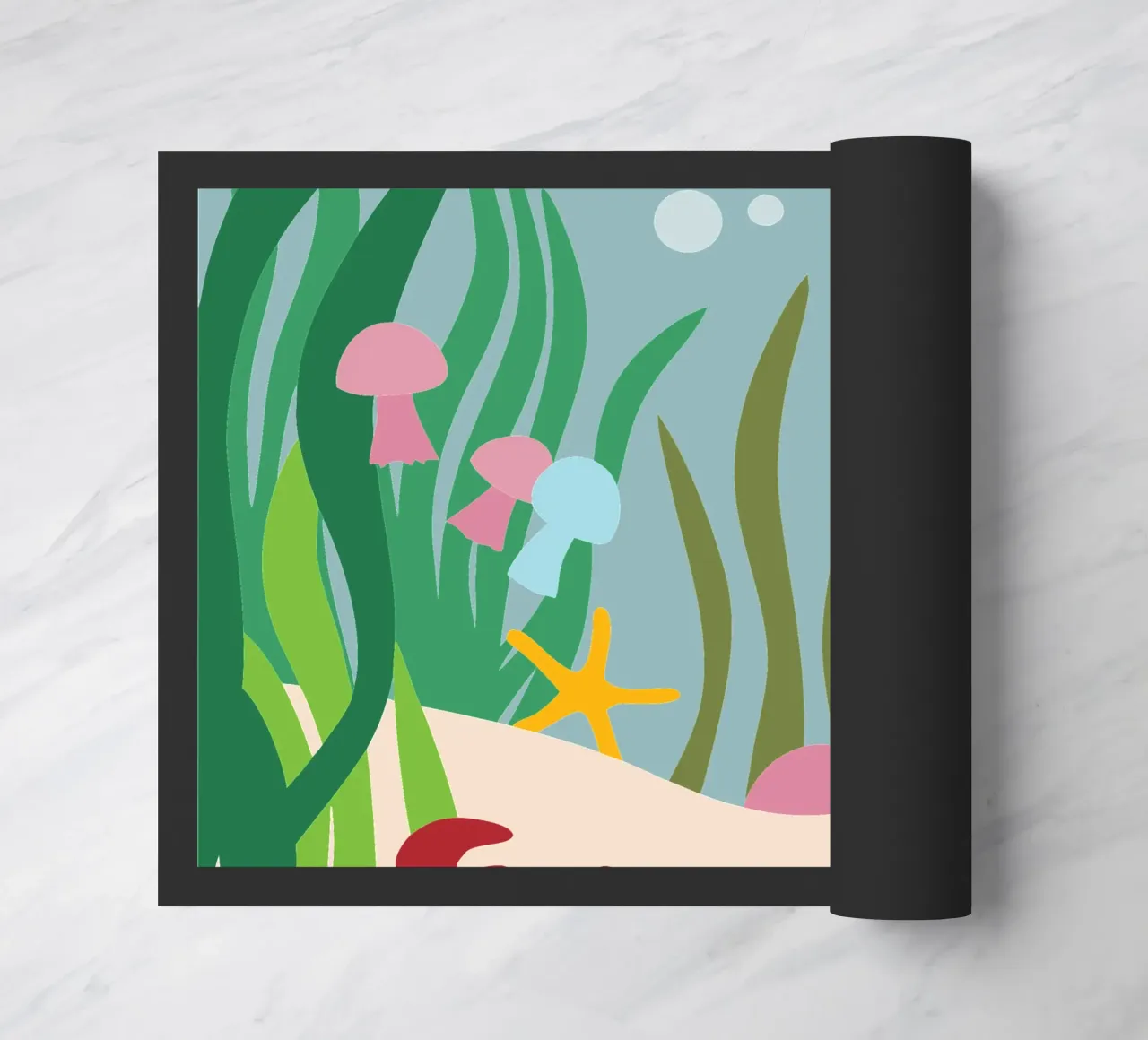 Granchio e medusa zerbino da CUTE ANIMALS