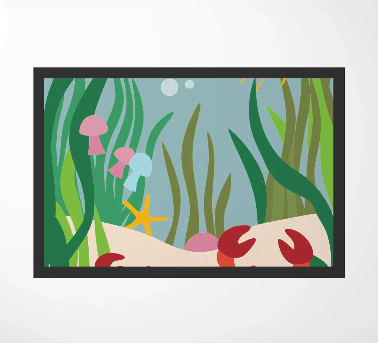 Granchio e medusa zerbino da CUTE ANIMALS