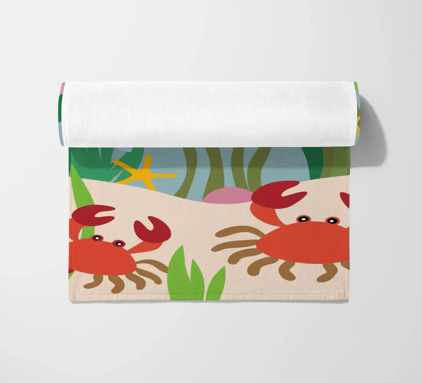 Crab and Jellyfish telo mare da CUTE ANIMALS