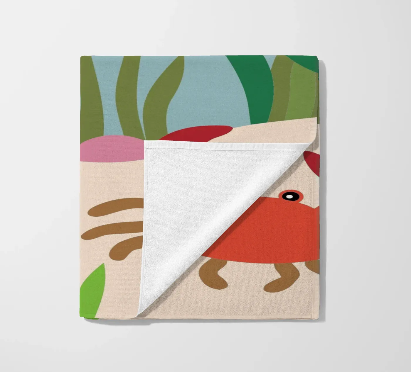 Crab and Jellyfish telo mare da CUTE ANIMALS