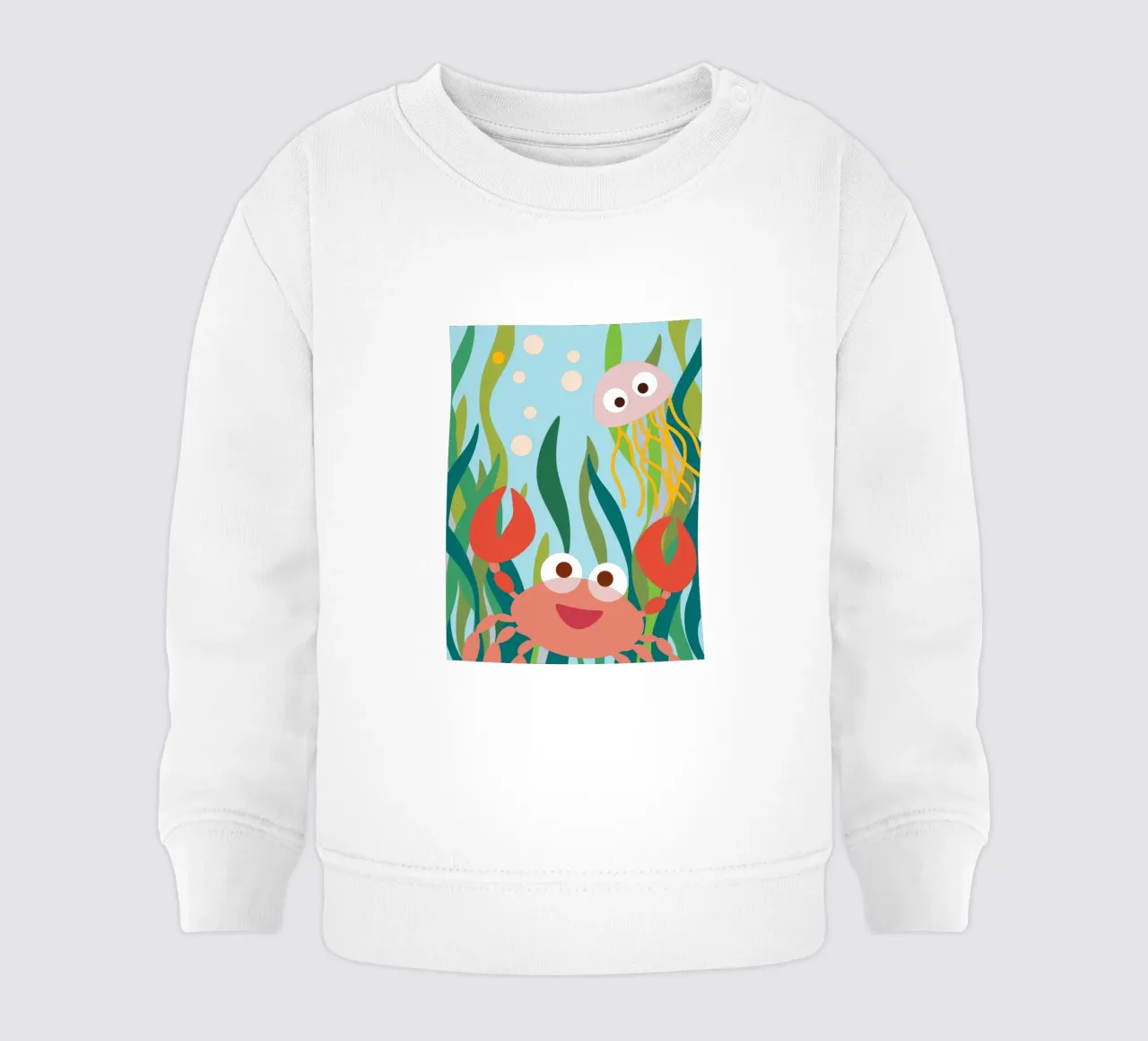Granchio e medusa felpa neonato da CUTE ANIMALS