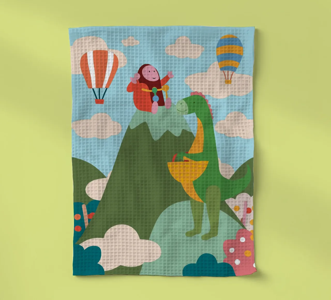 Dinosauri e Kingkong canovaccio da cucina da CUTE ANIMALS