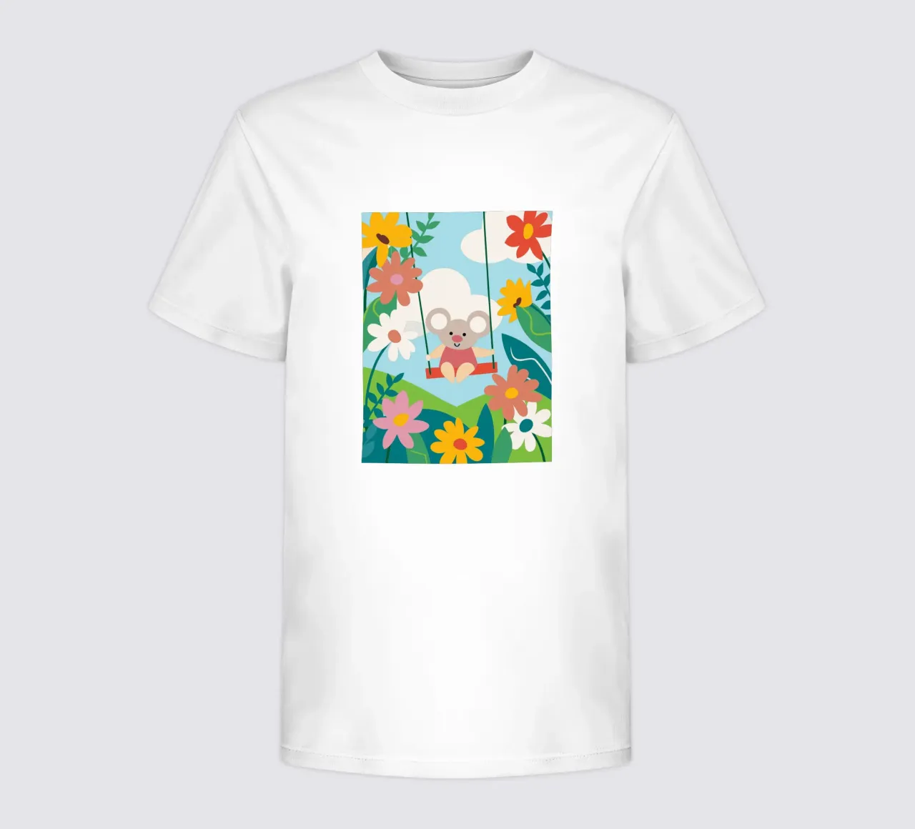 Koalas and Flowers kids t-shirt by CUTE ANIMALS