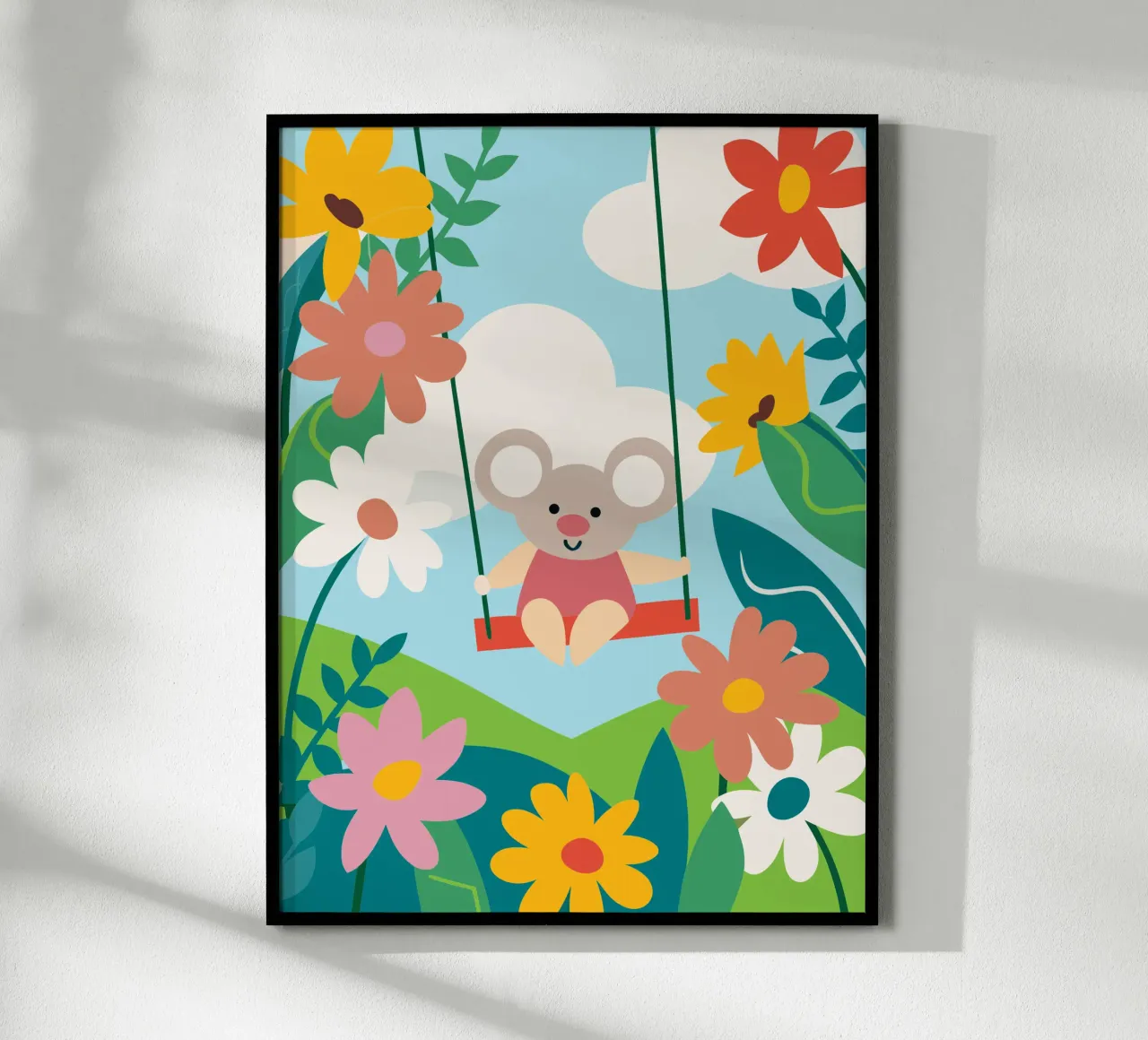 Koala e fiori carta hahnemühle da CUTE ANIMALS