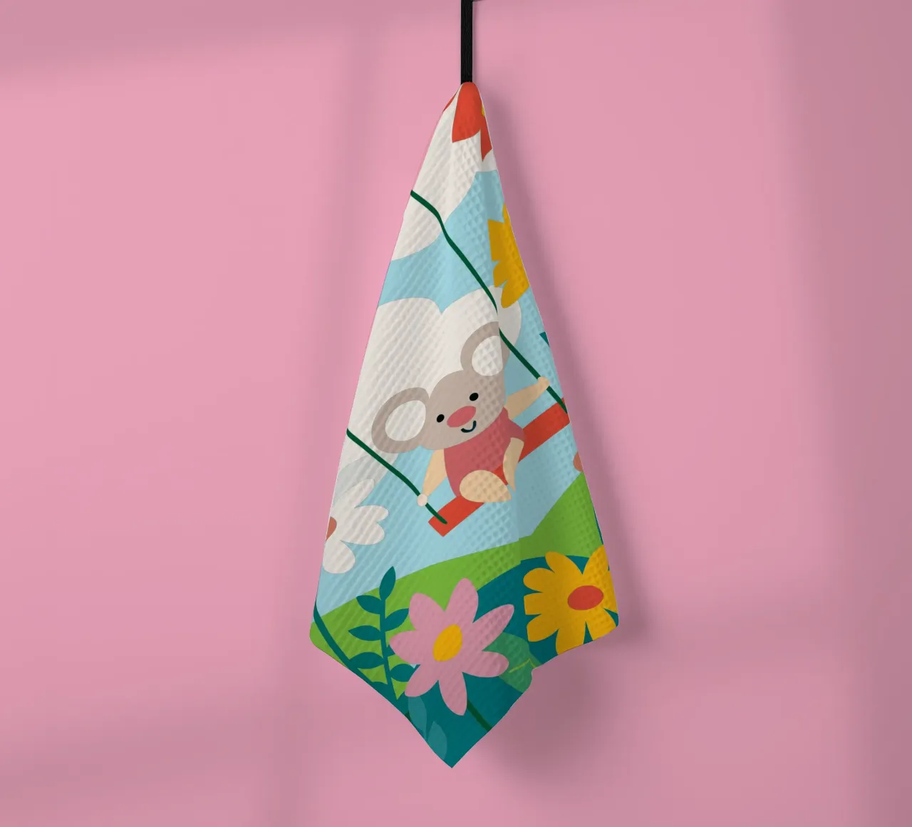 Koala e fiori canovaccio da cucina da CUTE ANIMALS