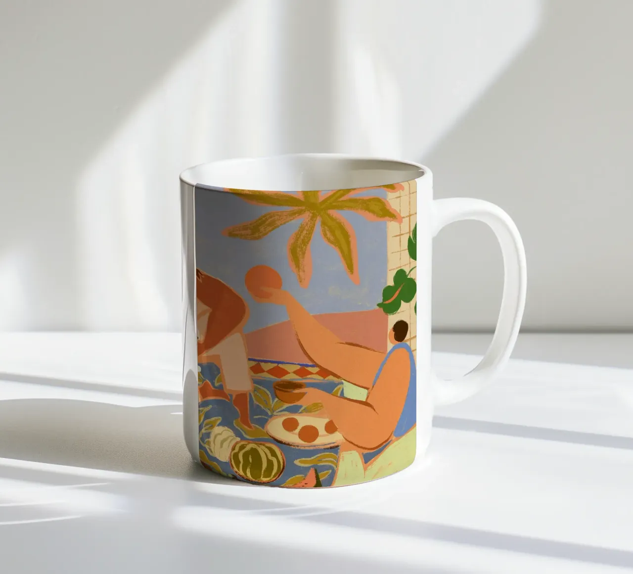 venditore di angurie tazza in ceramica da gudikan shop