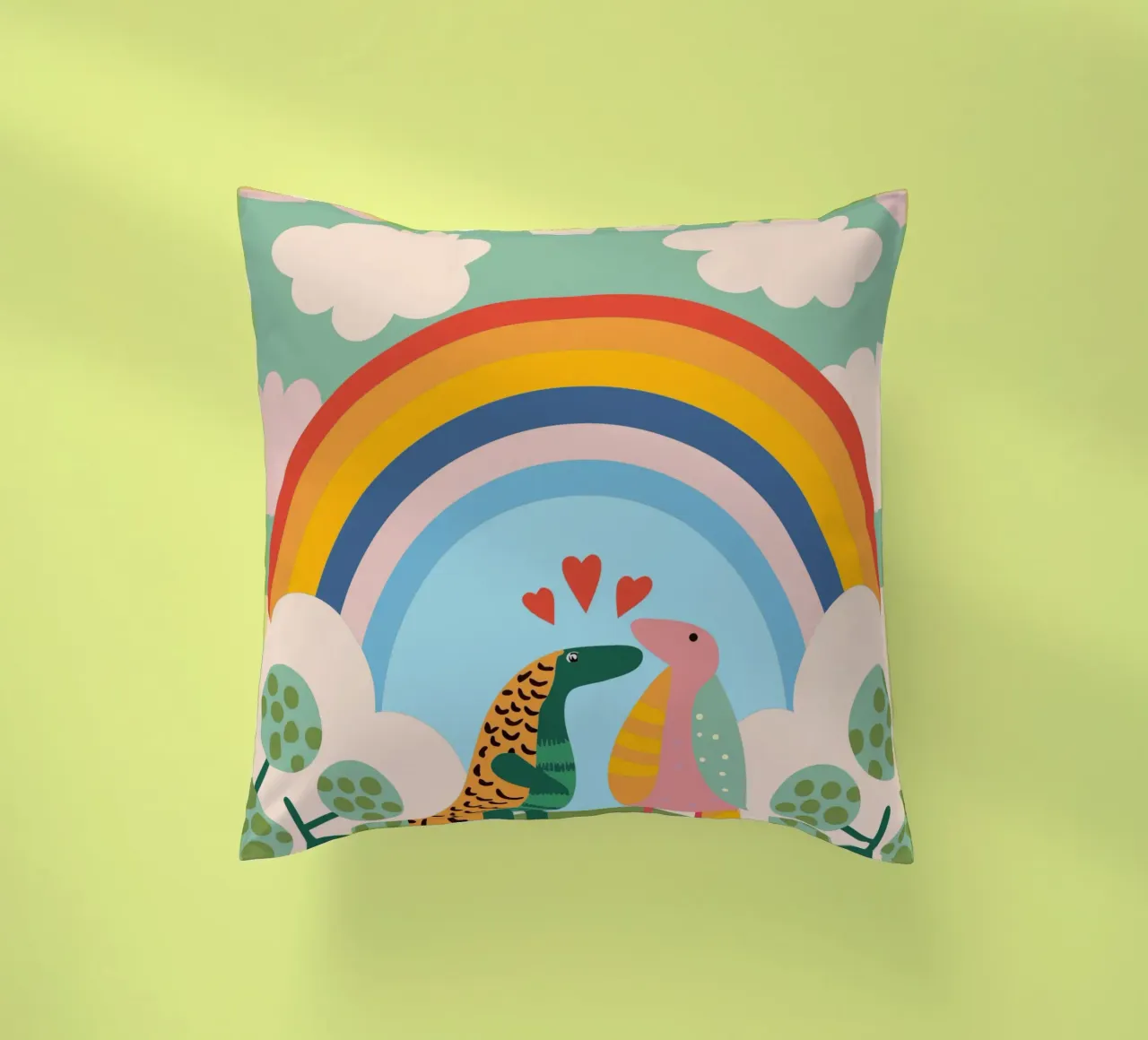 Due draghi di Komodo cuscino da CUTE ANIMALS