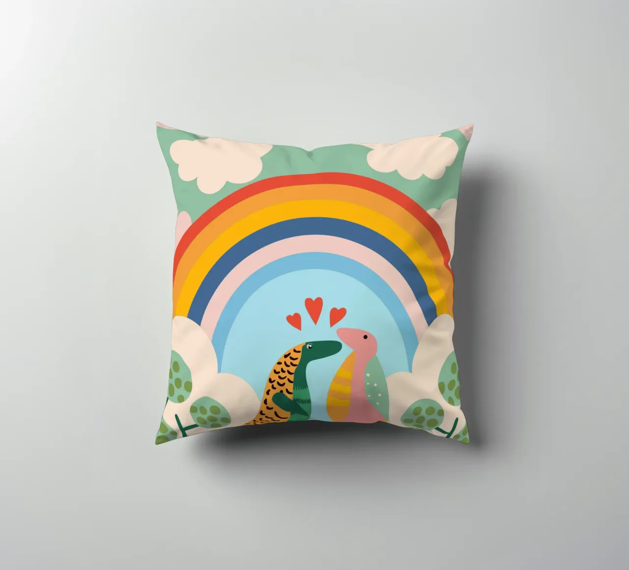 Due draghi di Komodo cuscino da CUTE ANIMALS