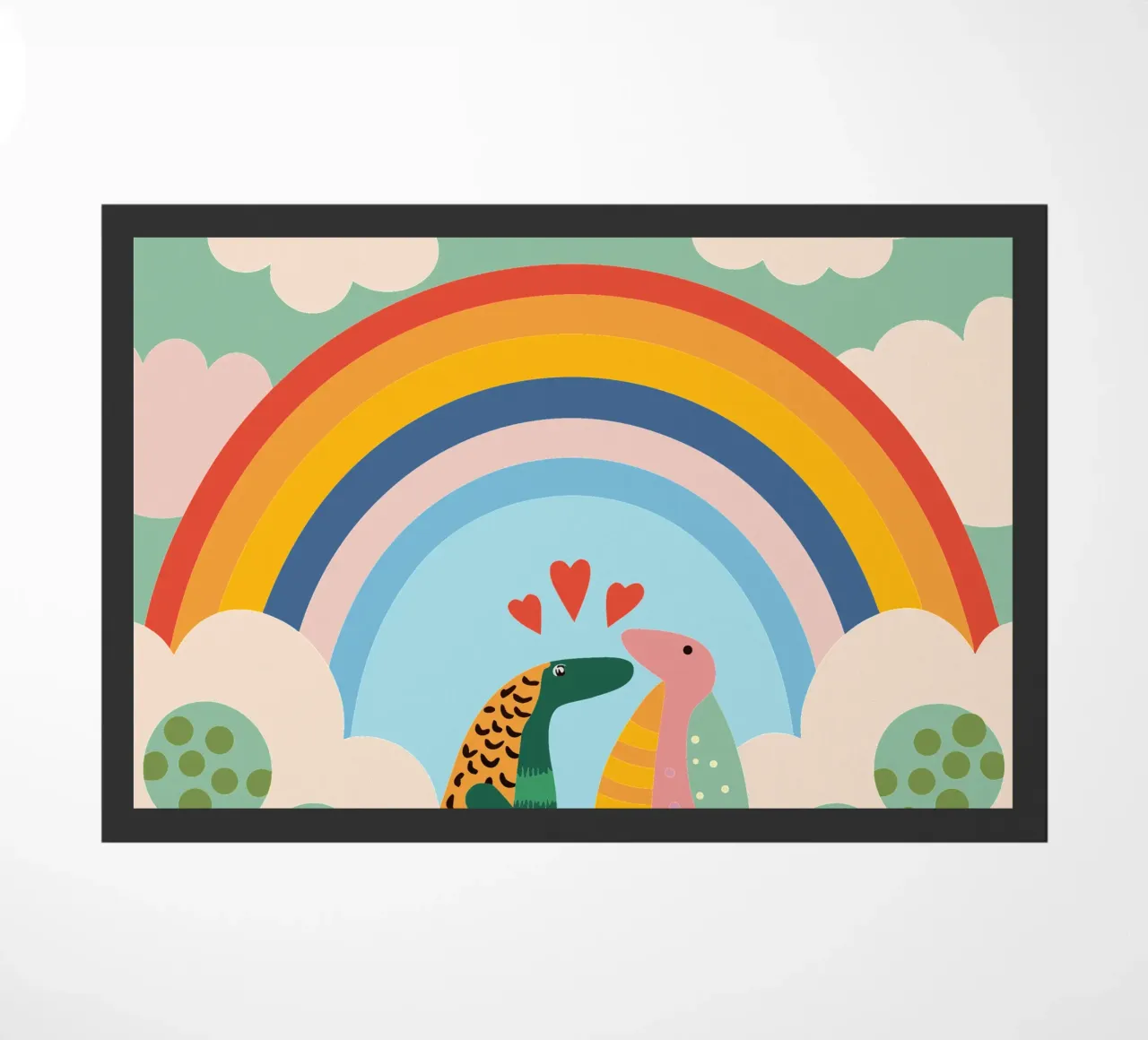 Due draghi di Komodo zerbino da CUTE ANIMALS