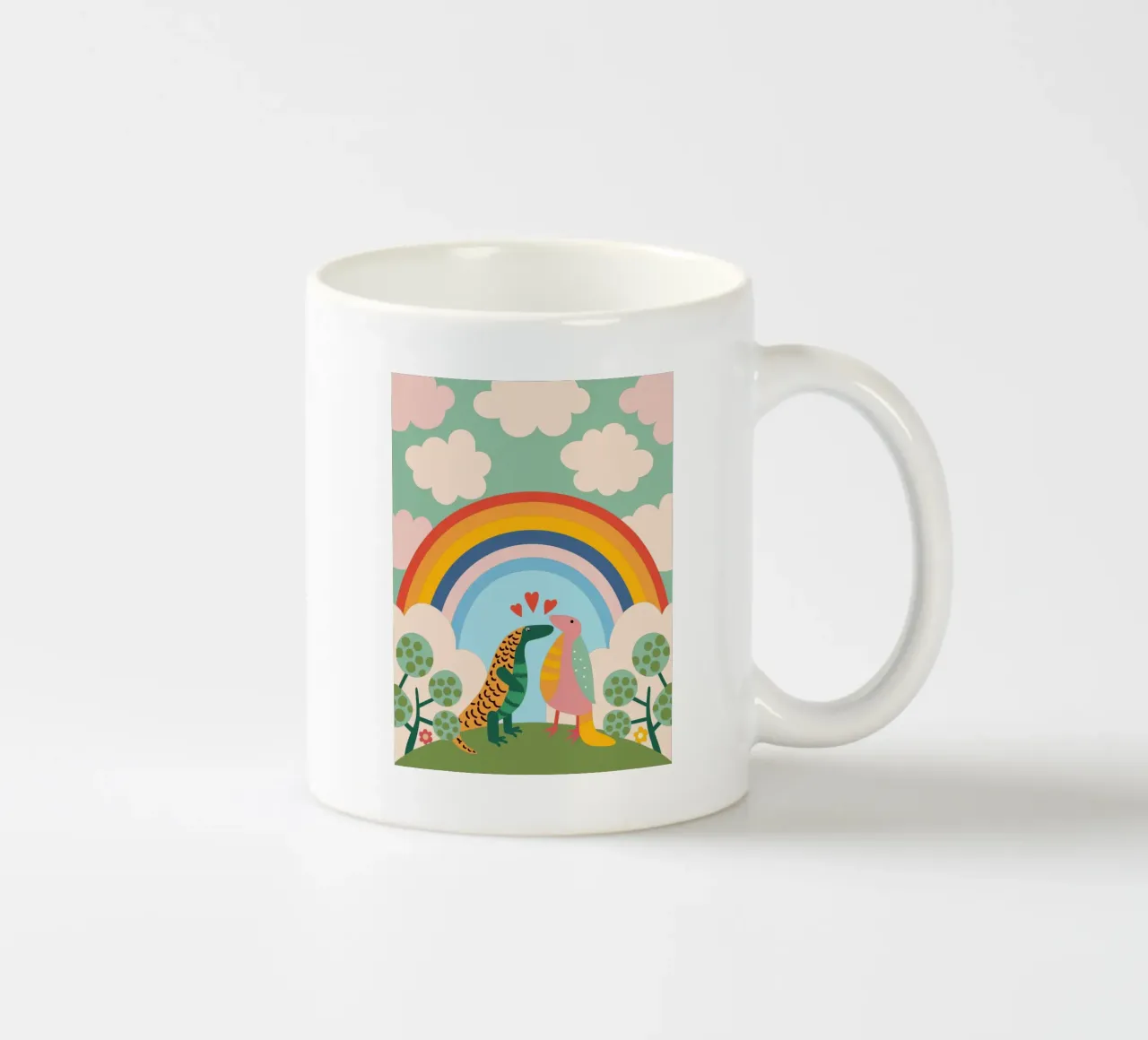 Due draghi di Komodo tazza in ceramica da CUTE ANIMALS
