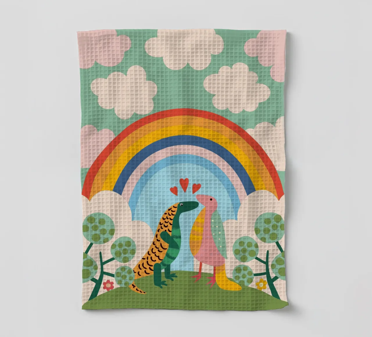 Due draghi di Komodo canovaccio da cucina da CUTE ANIMALS