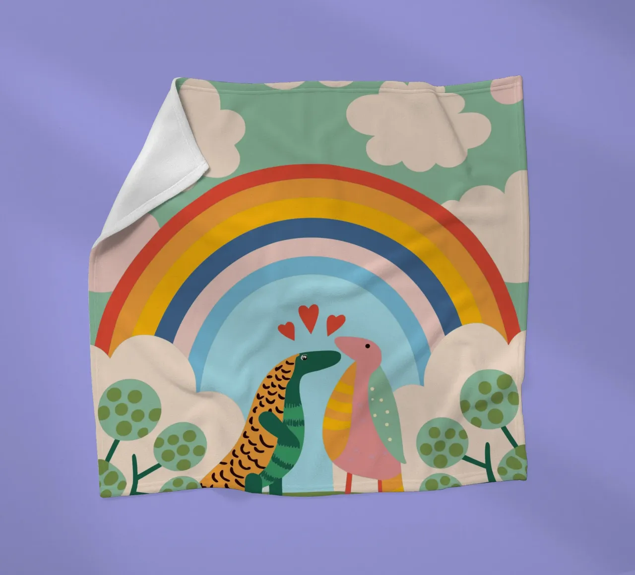 Due draghi di Komodo coperta in pile da CUTE ANIMALS
