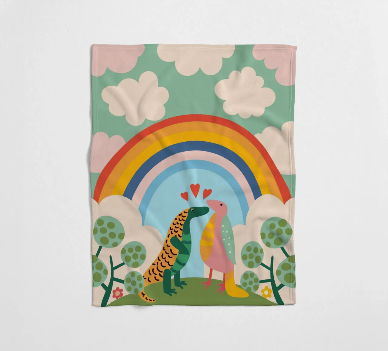 Due draghi di Komodo coperta in pile da CUTE ANIMALS
