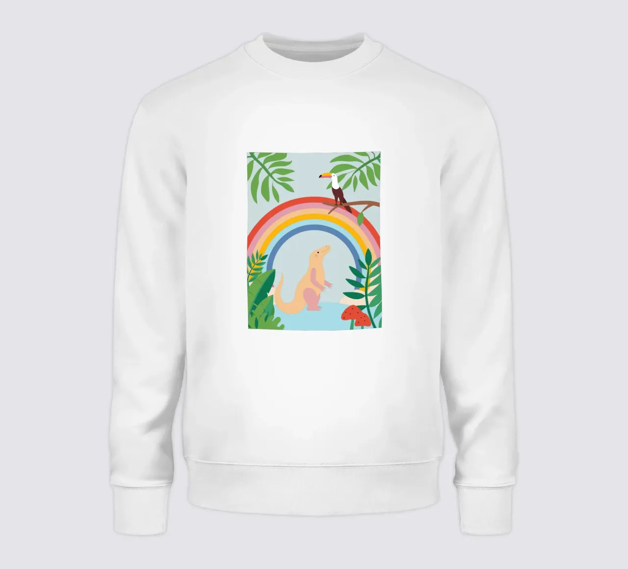 Draghi di Komodo e uccelli felpa da CUTE ANIMALS