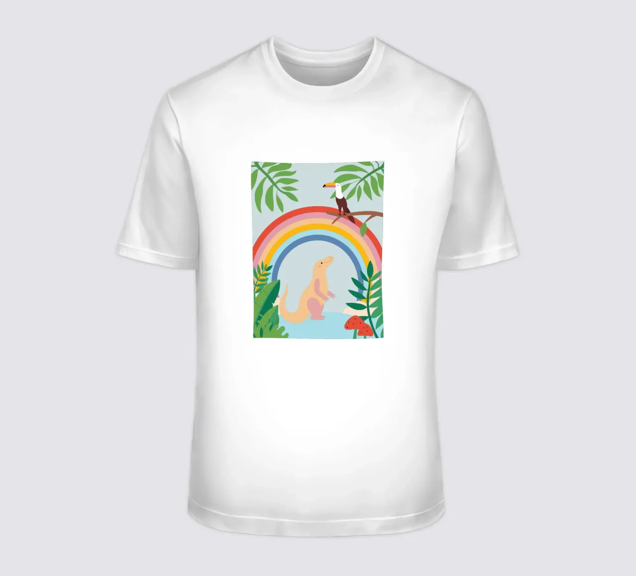 Draghi di Komodo e uccelli t-shirt da CUTE ANIMALS