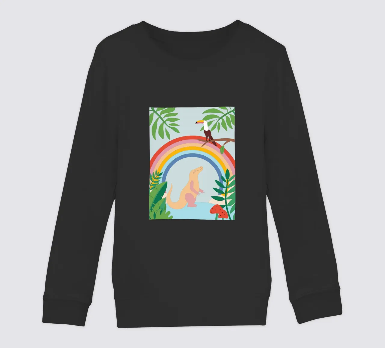 Draghi di Komodo e uccelli felpa bambino da CUTE ANIMALS