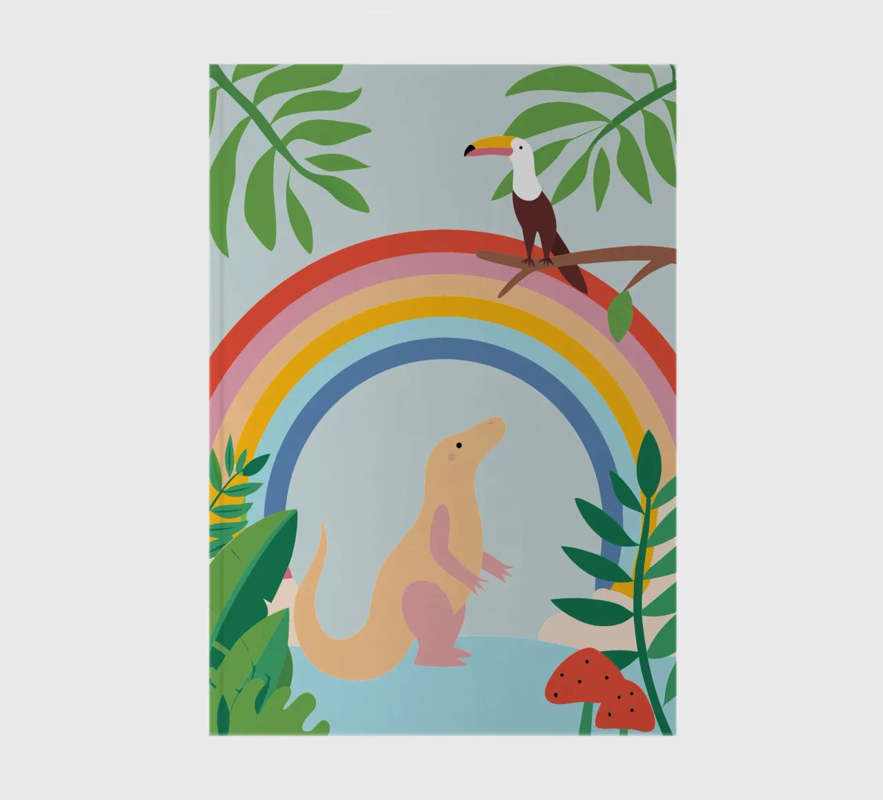 Draghi di Komodo e uccelli diario da CUTE ANIMALS