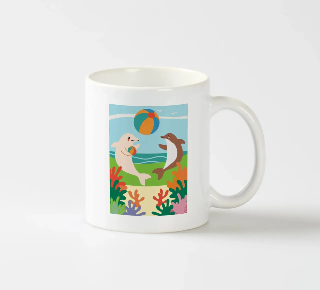I Delfini giocano tazza in ceramica da CUTE ANIMALS