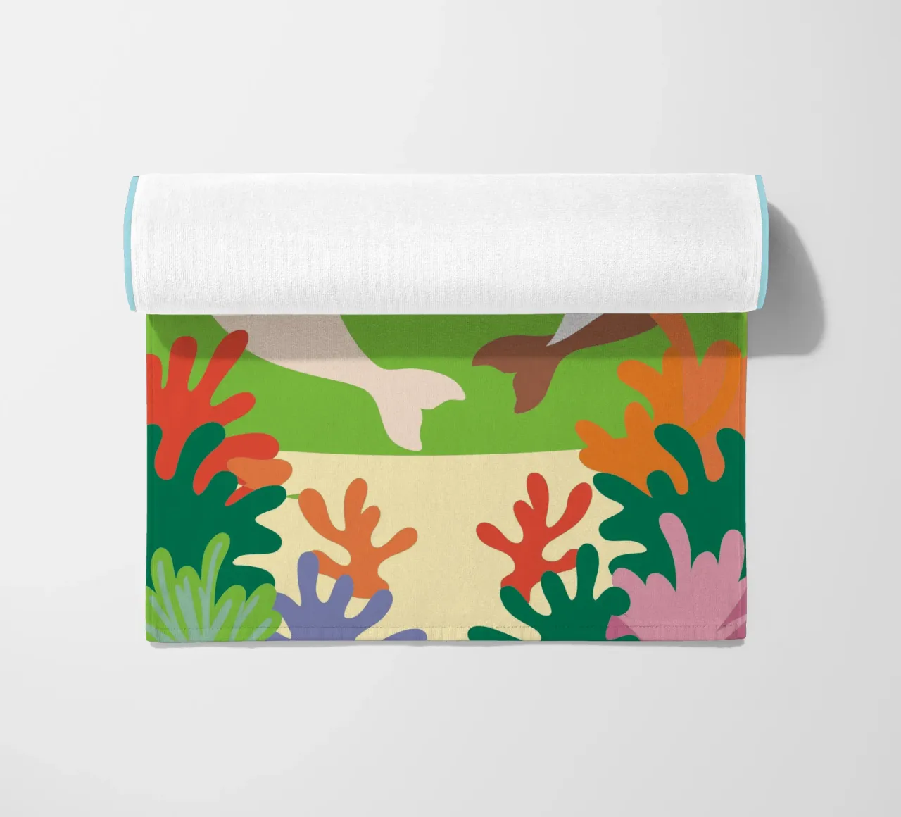 I Delfini giocano telo mare da CUTE ANIMALS
