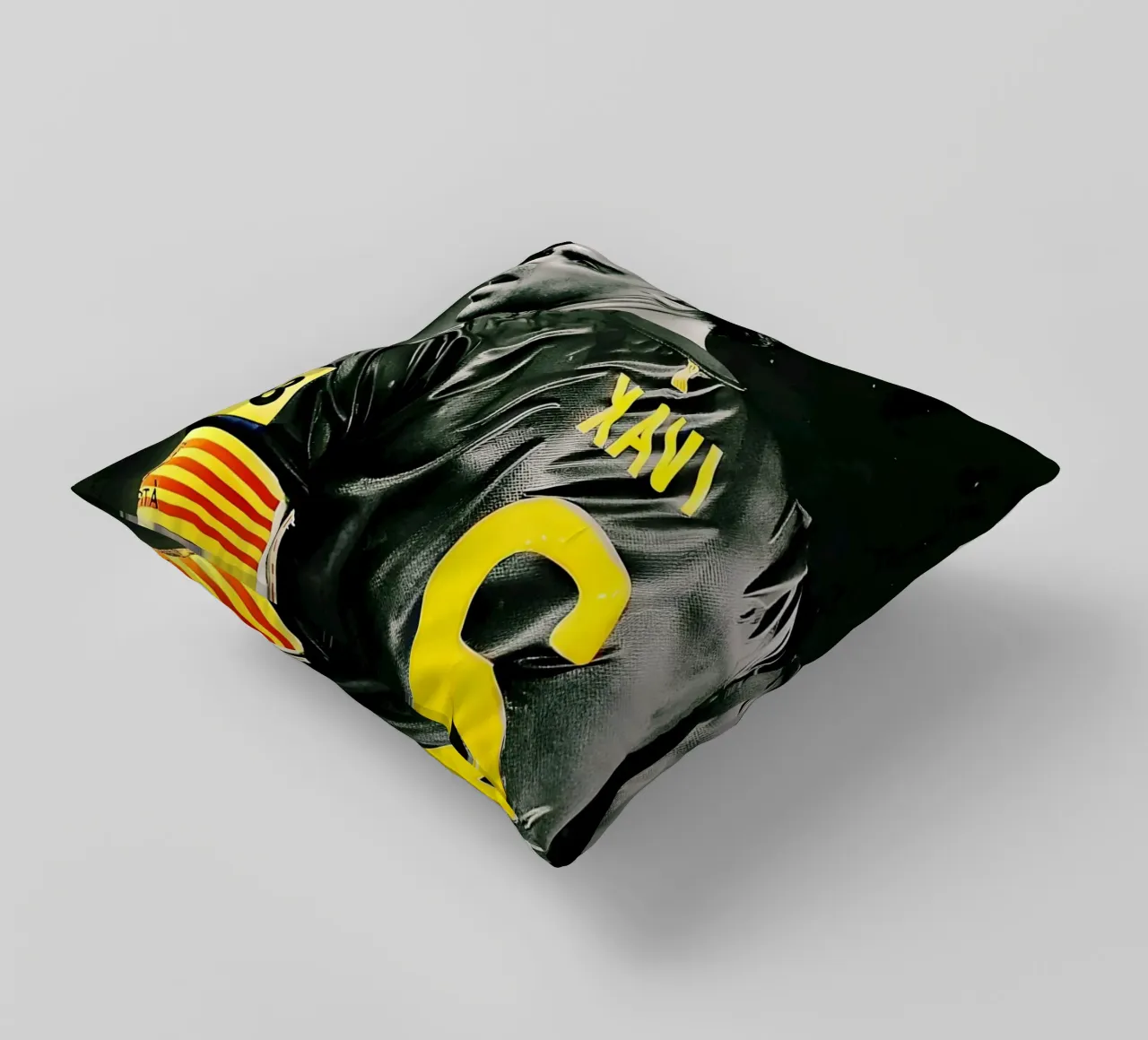 Xavi Hernández cuscino da Low poly art