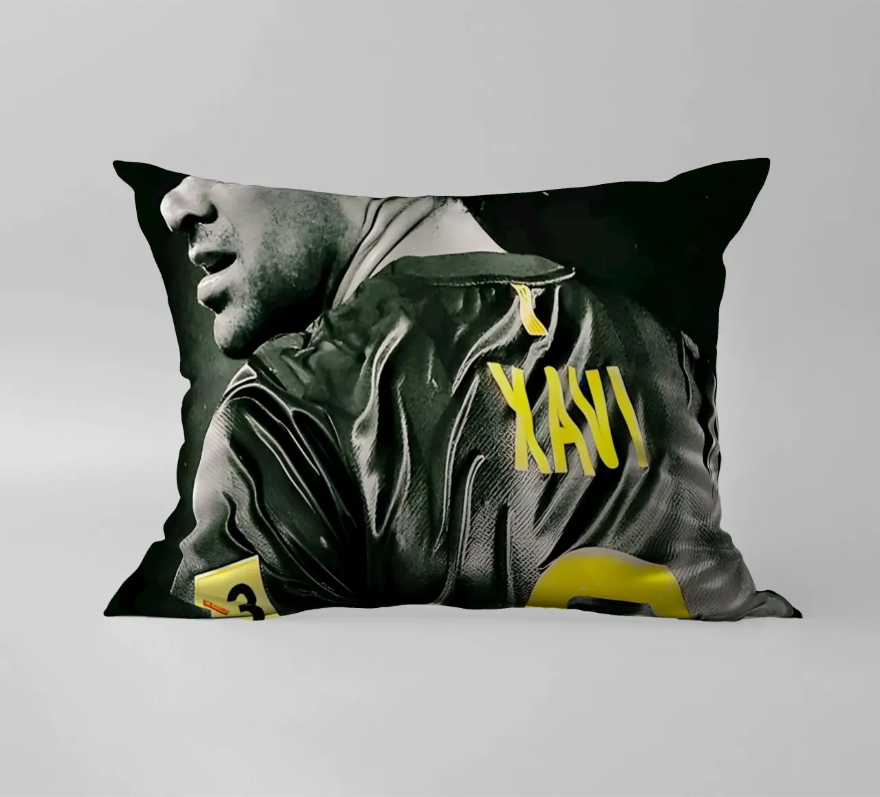 Xavi Hernández cuscino da Low poly art