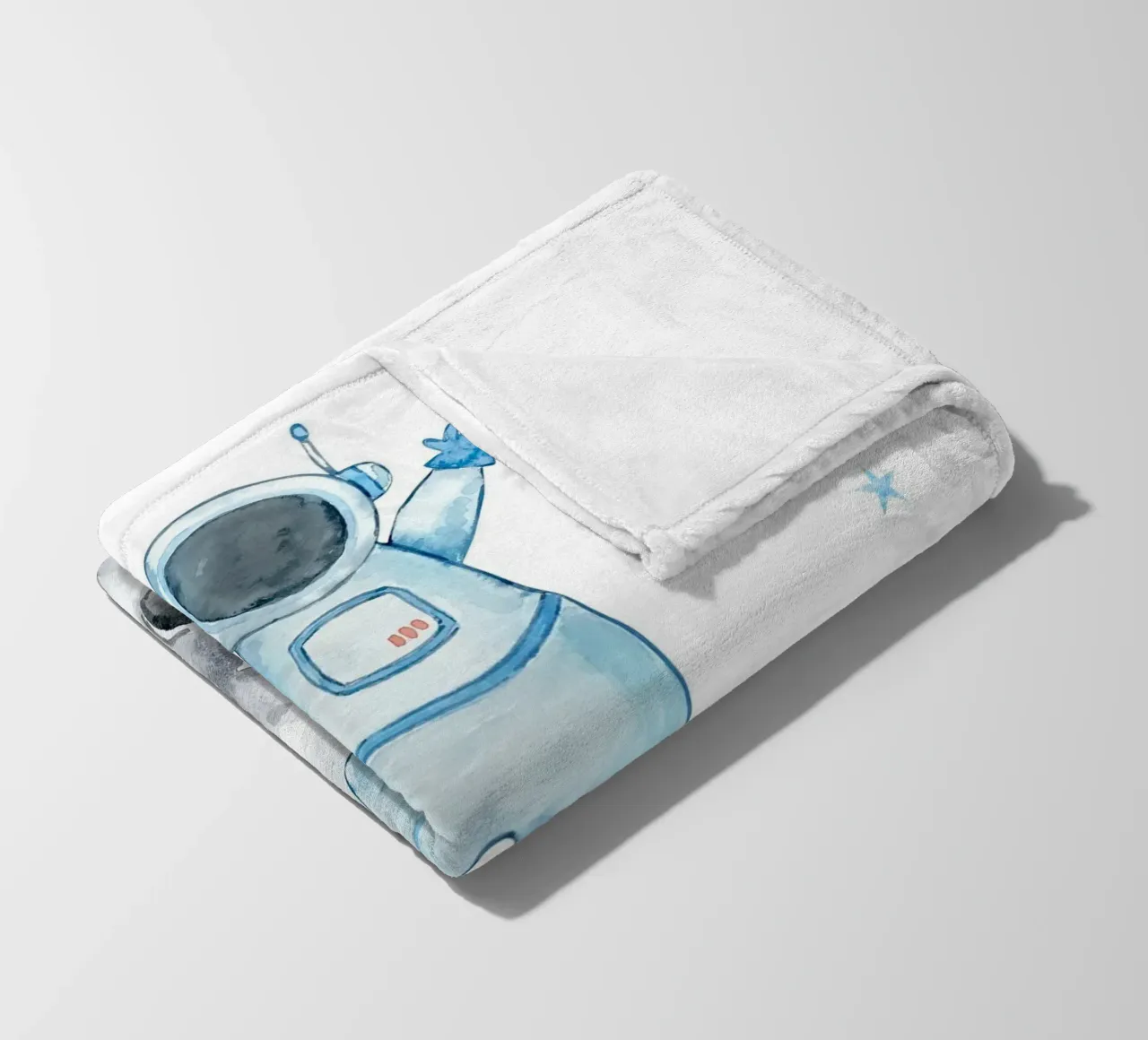 Astronaut on the moon coperta in pile da vintageshop