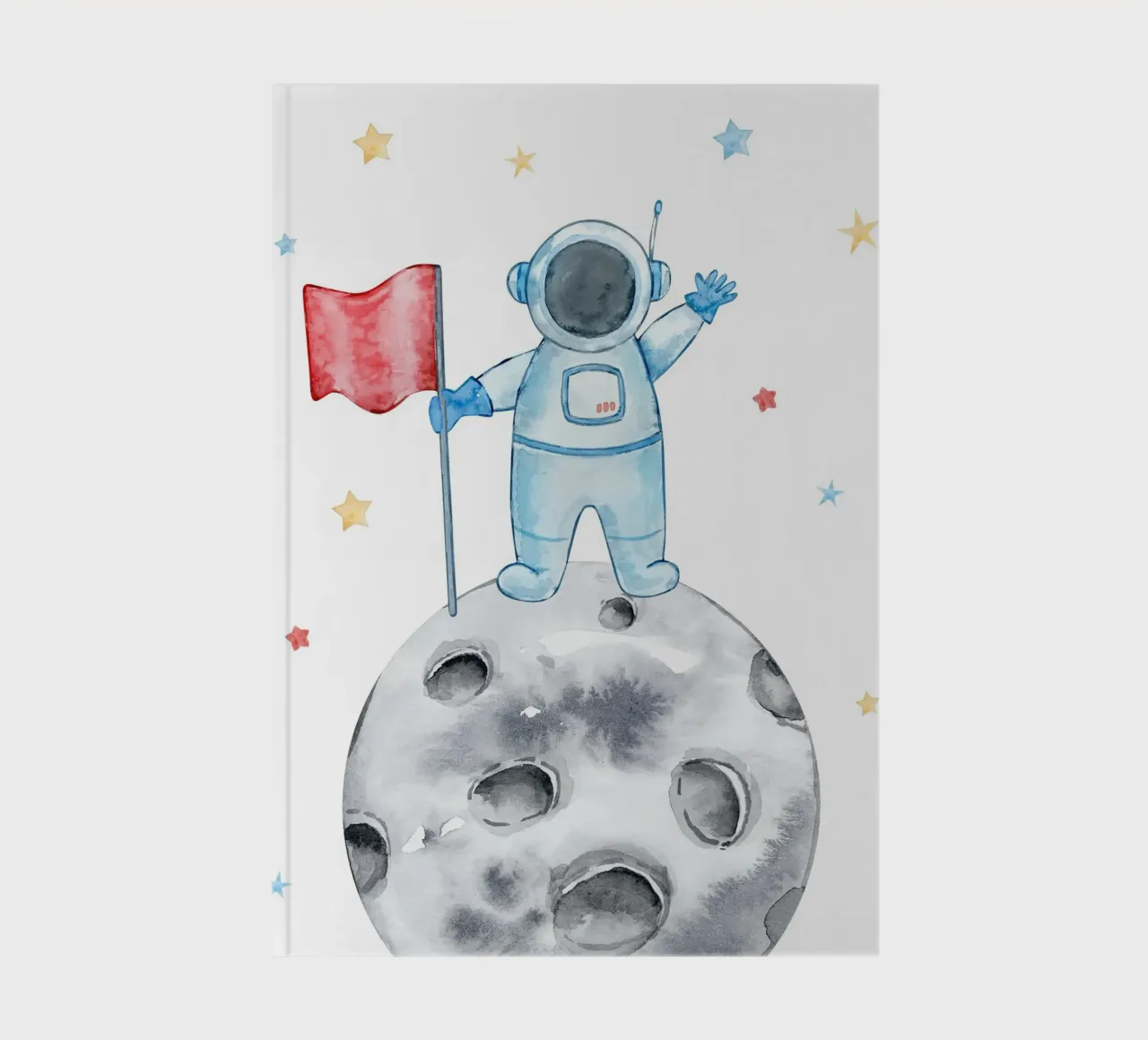 Astronaut on the moon diario da vintageshop