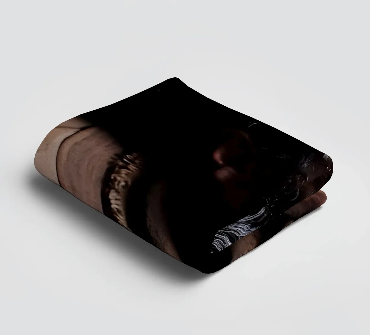 "There Will Be Blood" towel by Low poly art