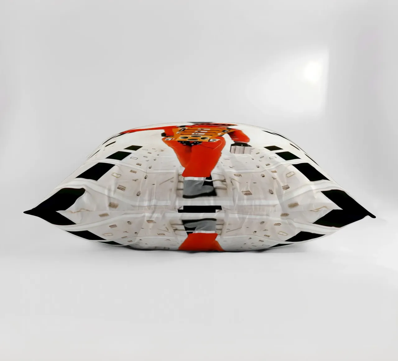 "2001: A space Odyssey" decorative cushion by Low poly art