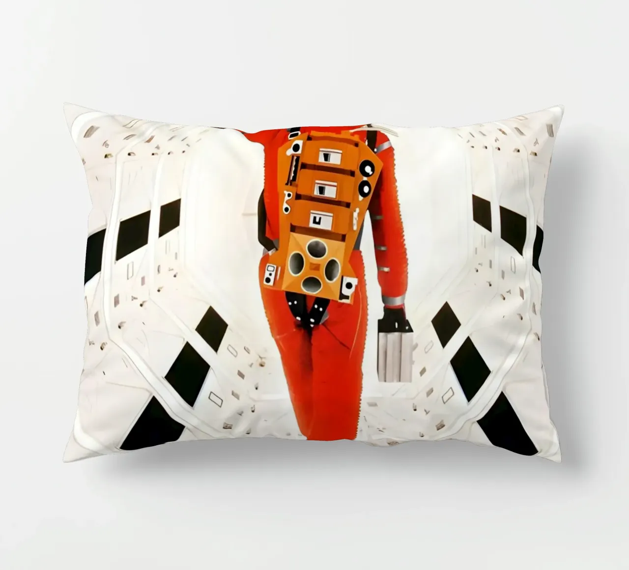 "2001: A space Odyssey" decorative cushion by Low poly art