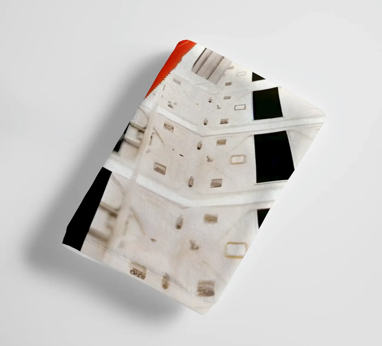 "2001: A space Odyssey" towel by Low poly art