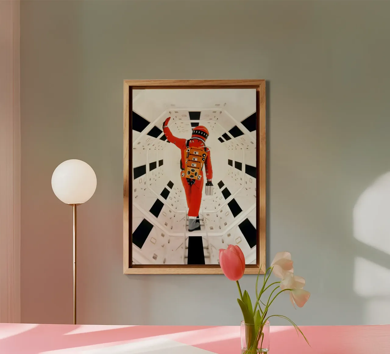 "2001: A space Odyssey" forex plate by Low poly art