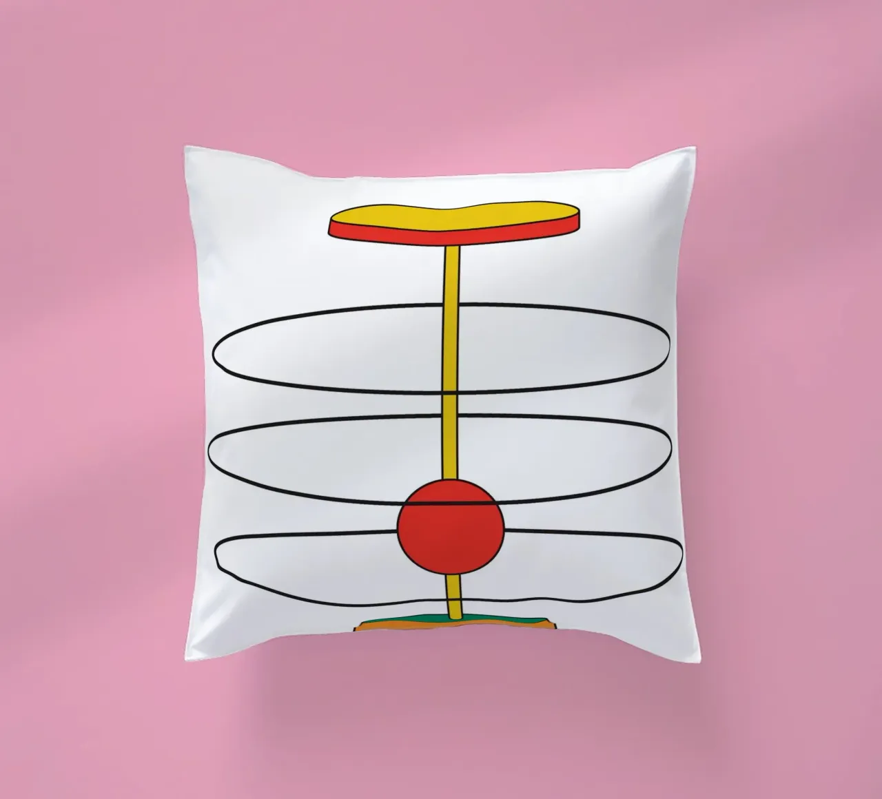 Abstract Shape Thinking Idea cuscino da Family Bauhaus Art